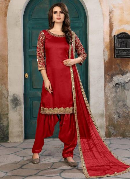 Red Colour AANAYA 48000 Fancy Latest Festive Wear Designer Salwar Suit Collection 48004